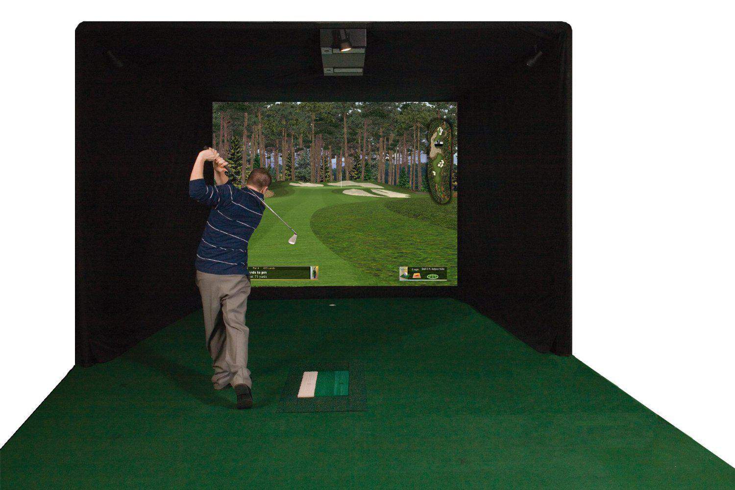 Get the Best Home Golf Simulator Practice Makes Perfect